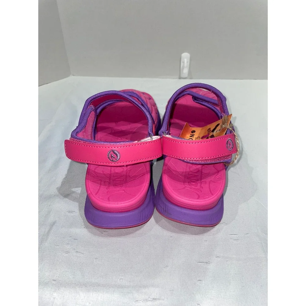 ONCAI Women Sport Sandals Pink Purple Platform Strappy Comfort Shoes Size 9.5
